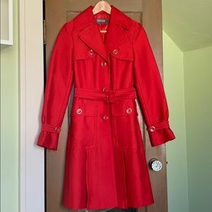 Stunning Red Trench from Kenneth Cole! NWOT